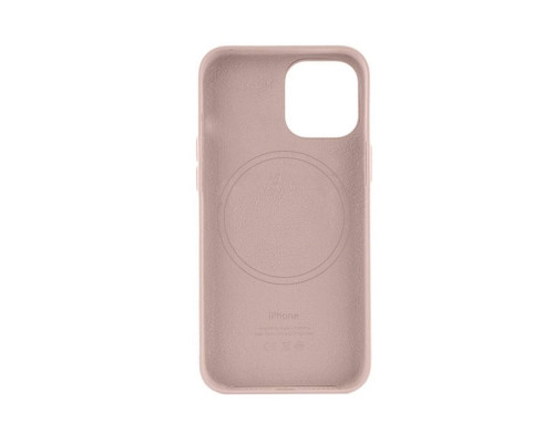 Чохол для смартфона Leather AAA Full Magsafe IC for iPhone 15 Pro Sand Pink