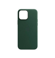 Чохол для смартфона Leather AAA Full Magsafe IC for iPhone 14 Fir Green