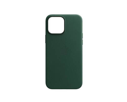 Чохол для смартфона Leather AAA Full Magsafe IC for iPhone 15 Pro Max Fir Green