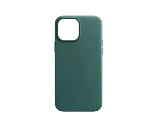 Чохол для смартфона Leather AAA Full Magsafe IC for iPhone 15 Pine Green