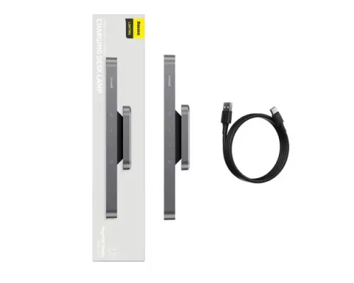 Світильник Baseus Magnetic Stepless Dimming Charging Desk Lamp Deep gray DGXC-C0G (дефект пакування) mag-2000001537053144252