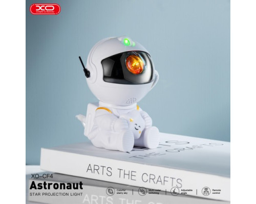 Нічник XO CF4 mini Astronaut Sky Projection Lamp Білий mag-6920680843350136193