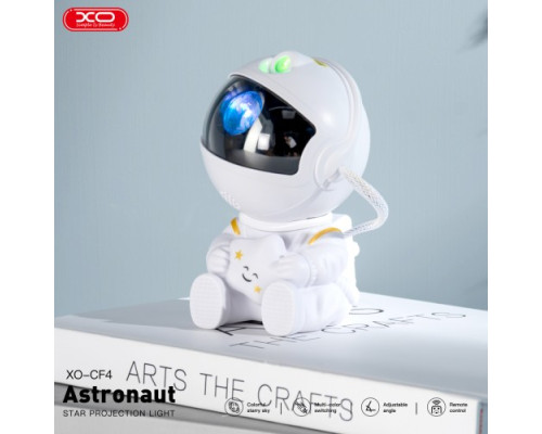 Нічник XO CF4 mini Astronaut Sky Projection Lamp Білий mag-6920680843350136193
