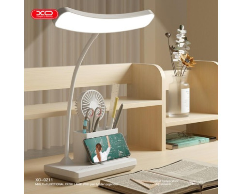Лампа XO OZ11 3-Color Multi-Speed Pencil Table Lamp with Night Light 2400mAh білий дефект пакування mag-2000001598535136157