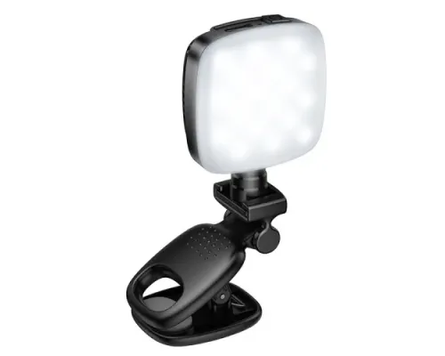 Портативна лампа Hoco K28 Beauty mini fill light black mag-6942007655880146181