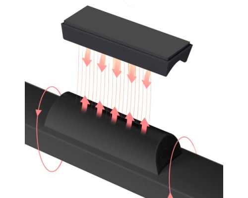 Лампа XO YH08A Kubi Lamp Touch Type 1200mAh Чорна mag-6920680838530136452