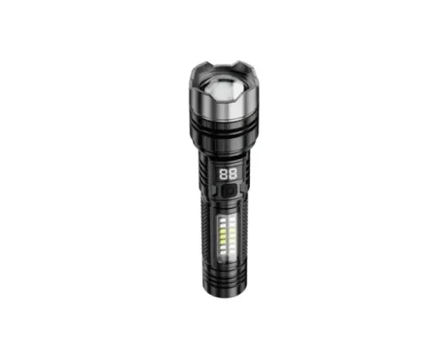 Ліхтарик XO YH20 Telescopic Zoom Red and Blue Strobe Light Чорний mag-6975837586925147008