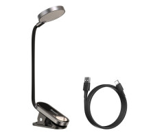 Лампа-кліпса Baseus Comfort Reading Mini Clip Lamp Dark Gray DGRAD-0G mag-6953156223523130006