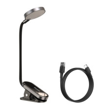 Лампа-кліпса Baseus Comfort Reading Mini Clip Lamp Dark Gray DGRAD-0G mag-6953156223523130006