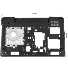 Нижня кришка для ноутбука Lenovo (G580, G585), black (90200460) NBB-39253