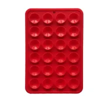 Тримач-присоска Ліппер для телефону НА СКОТЧЕ прямокутний 75мм*50мм Red mag-2000001647721147199