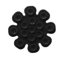 Тримач-присоска Ліппер для телефону двохсторонній квітка Black mag-2000001610640139395