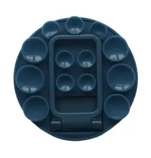 Тримач-присоска Ліппер для телефону НА СКОТЧІ круглий+підставка Midnight blue mag-2000001647523151664