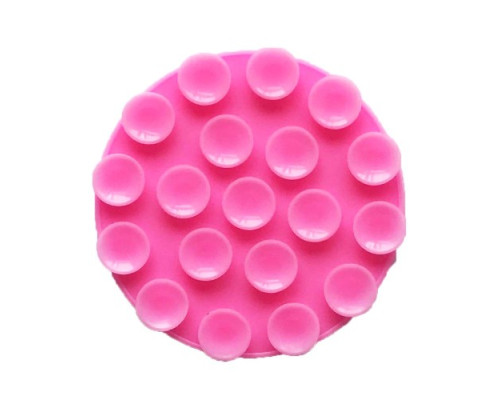 Тримач-присоска Ліппер для телефону двохсторонній круглий Pink mag-2000001610435139375