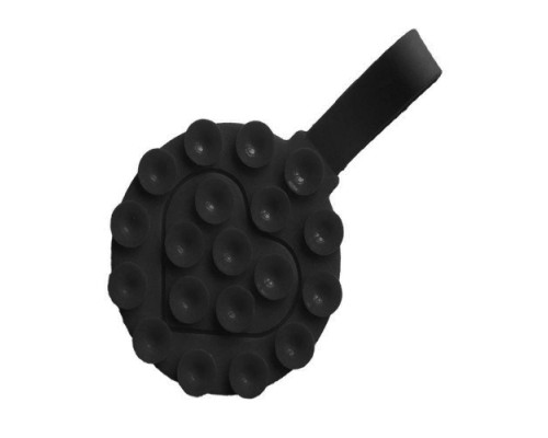 Тримач-присоска Ліппер для телефону двохсторонній круглий+тримач Black mag-2000001610657139396