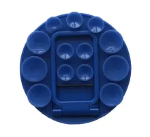 Тримач-присоска Ліппер для телефону НА СКОТЧІ круглий+підставка Dark blue mag-2000001647639151675