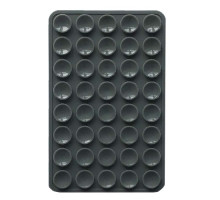 Тримач-присоска Ліппер для телефону двохсторонній прямокутний 100мм*60мм Dark grey mag-2000001610275139360