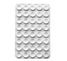 Тримач-присоска Ліппер для телефону двохсторонній прямокутний 100мм*60мм White mag-2000001610411147198