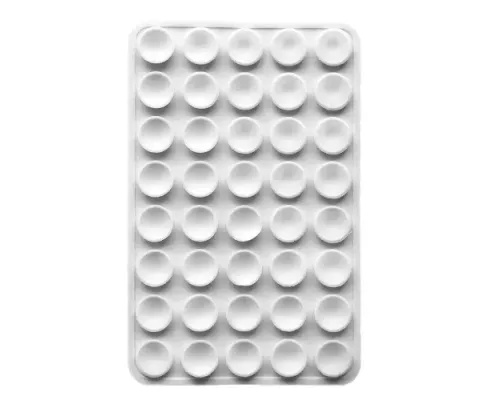 Тримач-присоска Ліппер для телефону двохсторонній прямокутний 100мм*60мм White mag-2000001610411147198