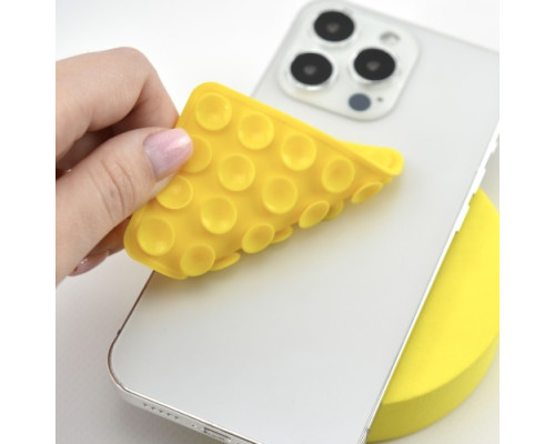 Тримач-присоска Ліппер для телефону двохсторонній круглий White mag-2000001610466139377