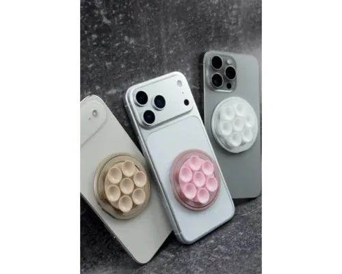 Тримач-присоска Ліппер PRO (MagSafe з Selfie-дзеркаьцем та підставкою) Pink mag-2000001647684151677