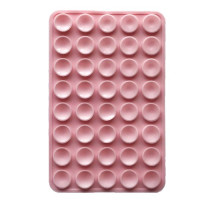 Тримач-присоска Ліппер для телефону двохсторонній прямокутний 100мм*60мм Pink sand mag-2000001610312139364