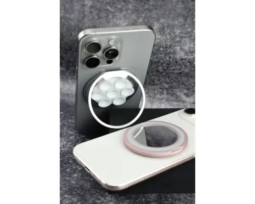 Тримач-присоска Ліппер PRO (MagSafe з Selfie-дзеркаьцем та підставкою) White mag-2000001647691151678