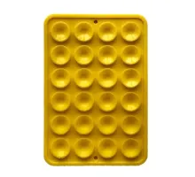 Тримач-присоска Ліппер для телефону НА СКОТЧЕ прямокутний 75мм*50мм Yellow mag-2000001647837147210