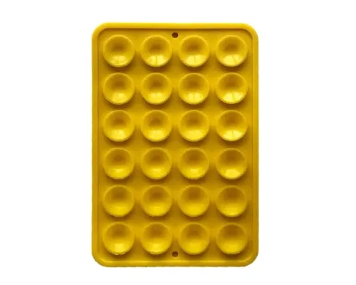 Тримач-присоска Ліппер для телефону НА СКОТЧЕ прямокутний 75мм*50мм Yellow mag-2000001647837147210