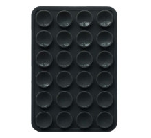 Тримач-присоска Ліппер для телефону двохсторонній прямокутний 75мм*50мм Dark grey mag-2000001610114139350