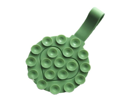 Тримач-присоска Ліппер для телефону двохсторонній круглий+тримач Light green mag-2000001610725139403