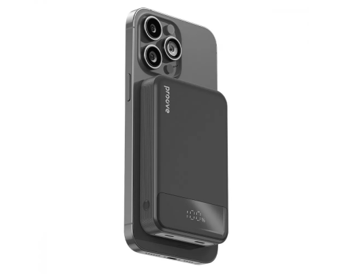 Power Bank Proove Magnetic Hoodman PD 20W (10000 mah) black PLS-00-00124367