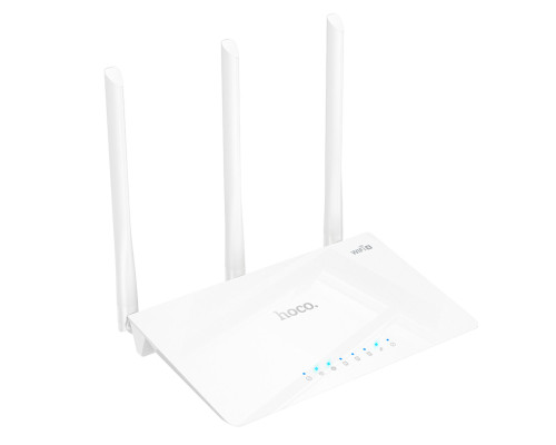 Маршрутизатор HOCO HI30 WiFi4 wireless router EU (6942007640688)