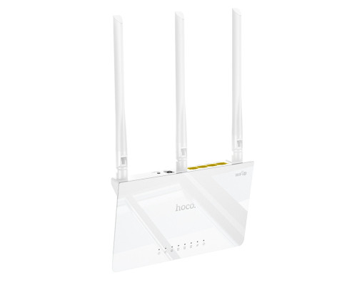 Маршрутизатор HOCO HI30 WiFi4 wireless router EU (6942007640688)