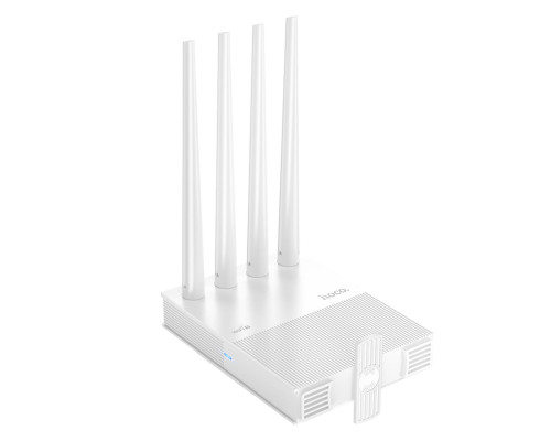 Маршрутизатор HOCO HI31 WiFi5 wireless router 2.4-5G 1200Mbit/s EU version (6942007640718)