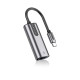 Адаптер Vention USB-C to Gigabit Ethernet Adapter 0.15M Gray Aluminum Alloy Type (CFNHB) (CFNHB)