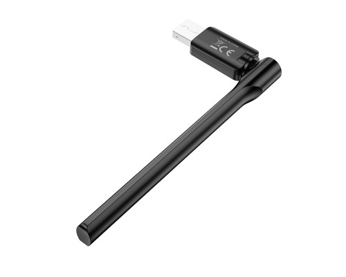 Антена Wi-Fi HOCO HI32 WiFi4 USB external antenna wireless network card Black (6942007640732)