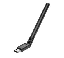 Антена Wi-Fi HOCO HI32 WiFi4 USB external antenna wireless network card Black (6942007640732)