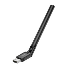 Антена Wi-Fi HOCO HI32 WiFi4 USB external antenna wireless network card Black (6942007640732)