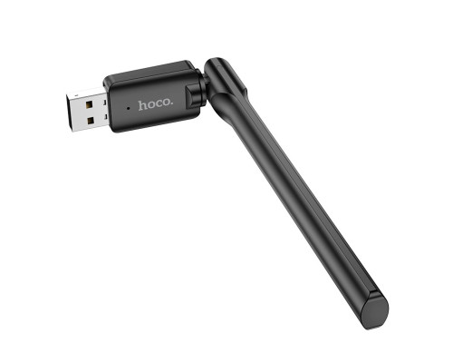 Антена Wi-Fi HOCO HI32 WiFi4 USB external antenna wireless network card Black (6942007640732)