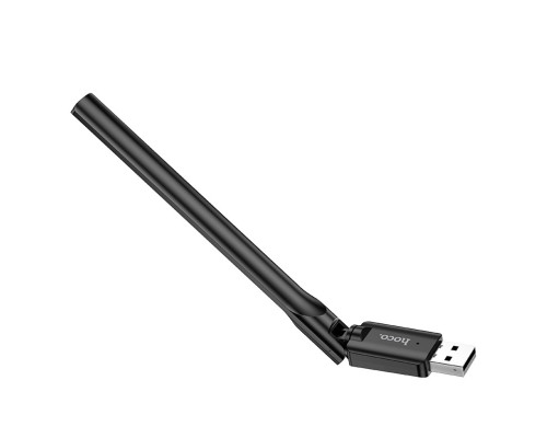 Антена Wi-Fi HOCO HI32 WiFi4 USB external antenna wireless network card Black (6942007640732)