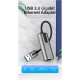 Адаптер Vention USB 3.0-A to Gigabit Ethernet Adapter Gray 0.15M Aluminum Alloy Type (CEWHB) (CEWHB)