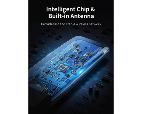 WI-FI-адаптер UGREEN CM492 AC1300 Wireless Network Adapter(UGR-50340) (UGR-50340)