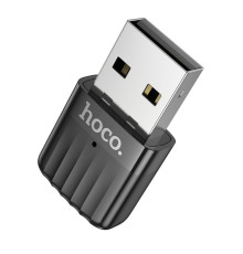 Wi-Fi адаптер HOCO HI33 WiFi5 USB internal antenna wireless network card Black (6942007640749)