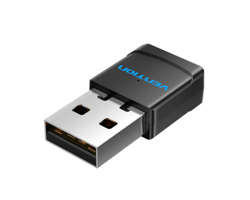 Адаптер Vention USB Wi-Fi Dual Band Adapter 2.4G/5G Black (KDSB0) (KDSB0)