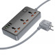 Мережевий подовжувач BOROFONE BAC3A Roy 3 position socket(PD20W/1C3A)(EU) Black (6941991111464)
