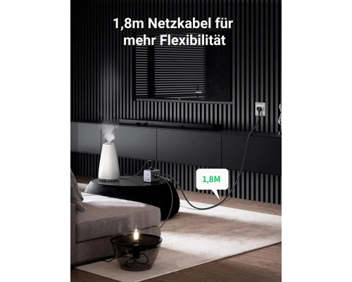 Мережевий зарядний пристрій UGREEN CD268 65W DigiNest Cube (2C2A) (UGR-60113) (UGR-60113)