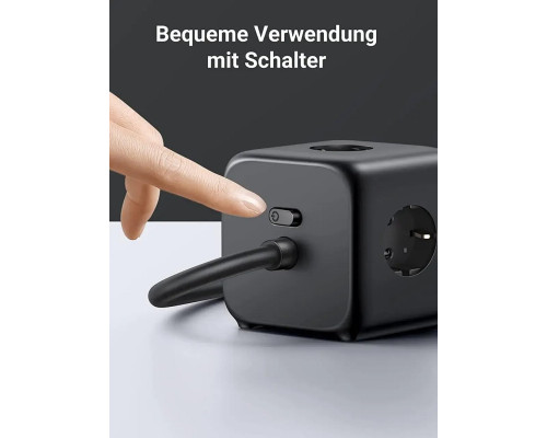 Мережевий зарядний пристрій UGREEN CD268 65W DigiNest Cube (2C2A) (UGR-60113) (UGR-60113)