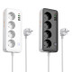 Мережевий подовжувач HOCO AC22 Sunlight 4-bit (PD30W/1C3A) desktop socket (EU/GER) White (6942007629799)