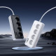 Мережевий подовжувач HOCO AC22 Sunlight 4-bit (PD30W/1C3A) desktop socket (EU/GER) White (6942007629799)